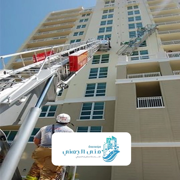 تنظيف واجهات حجر بالرمل بجده