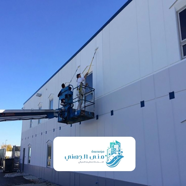 تنظيف واجهات حجر بالرمل بجده